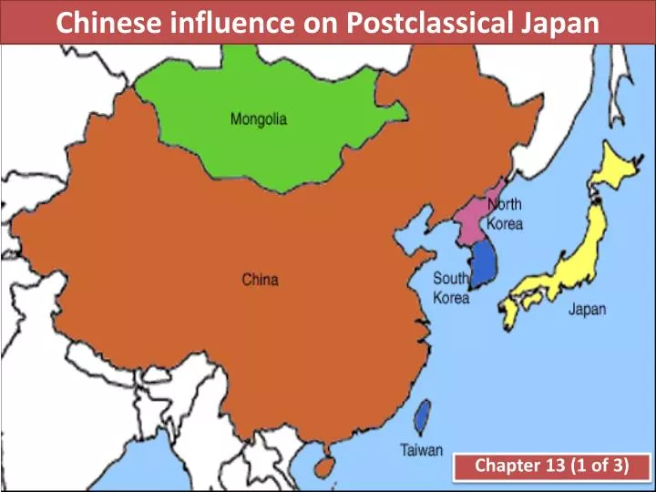 chinese influence on postclassical japan