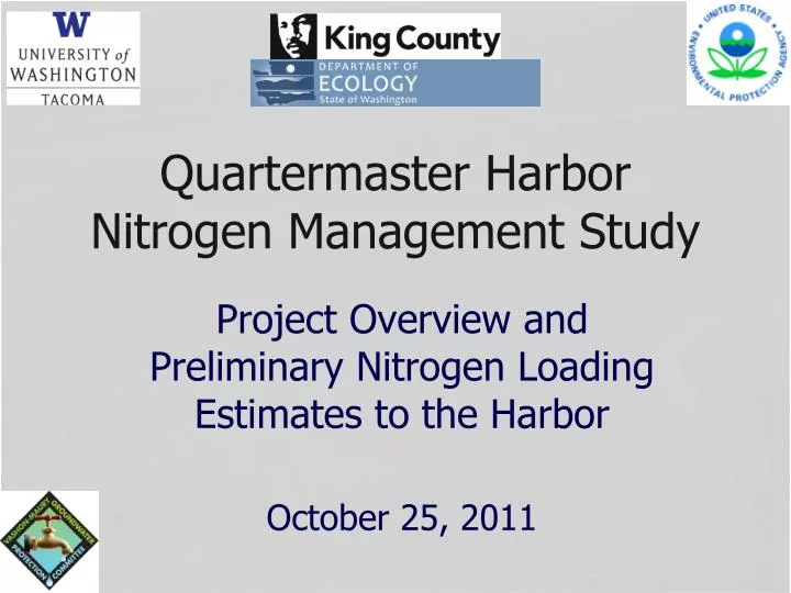 quartermaster harbor nitrogen management study