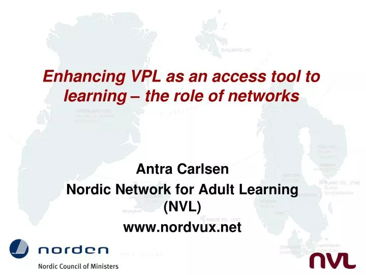 enhancing vpl as an access tool to learning the role of networks