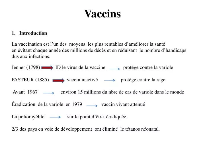 vaccins