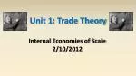 Unit 1: Trade Theory - slide 1
