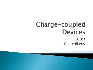 Charge-coupled Devices