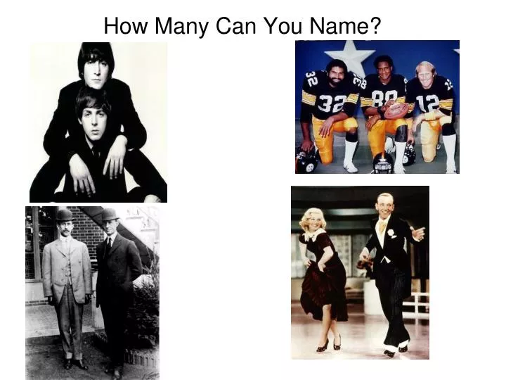 how many can you name