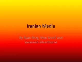 Iranian Media