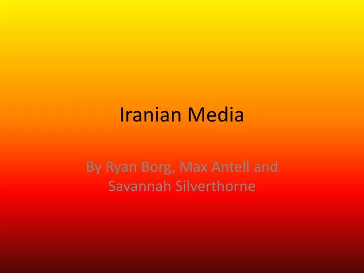 iranian media