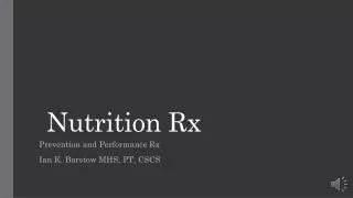 Nutrition Rx