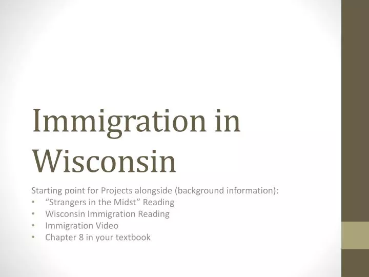 immigration in wisconsin