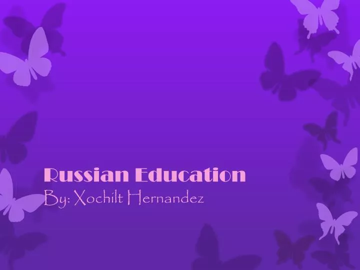 russian education
