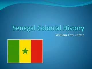 Senegal Colonial History