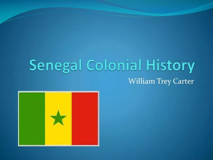 senegal colonial history