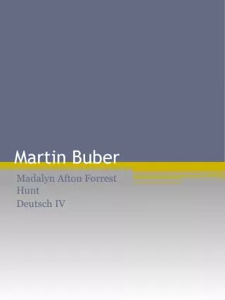 martin buber