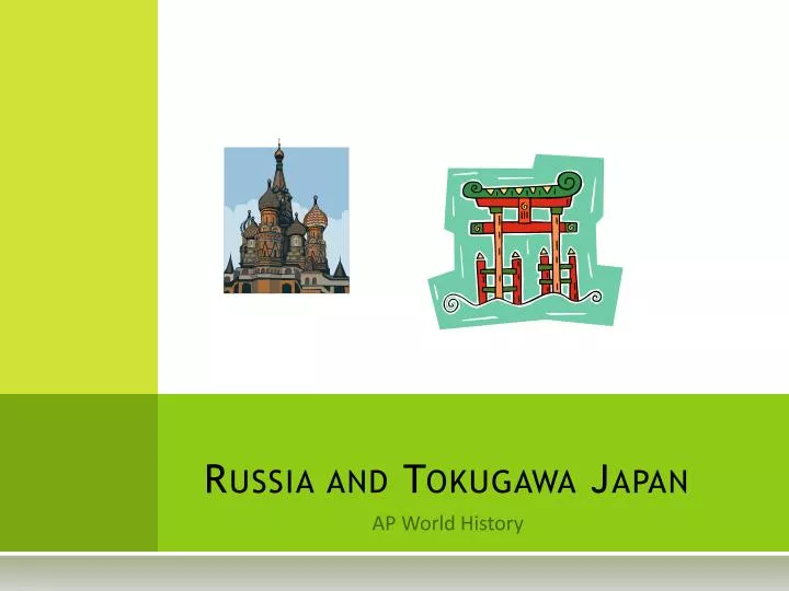 russia and tokugawa japan
