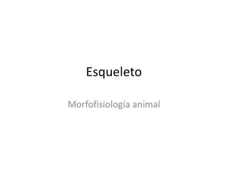 esqueleto