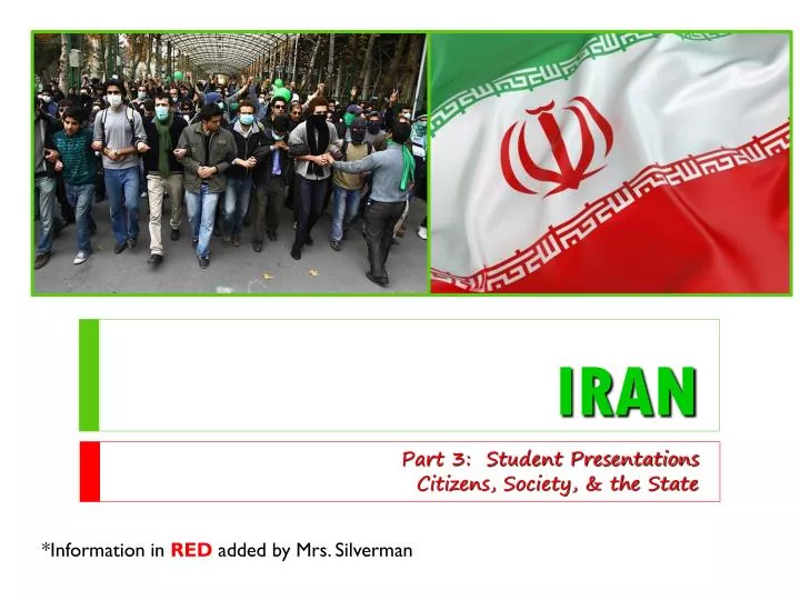 PPT - IRAN PowerPoint Presentation, Free Download - ID:2363208