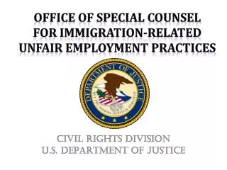 Office of Special Counsel For Immigration-Related Unfair Employment Practices