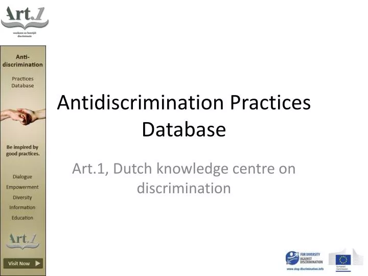 antidiscrimination practices database