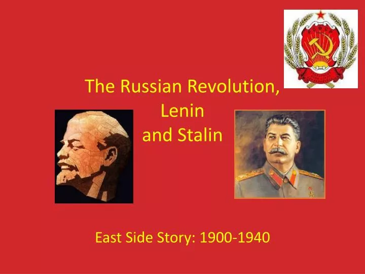 the russian revolution lenin and stalin