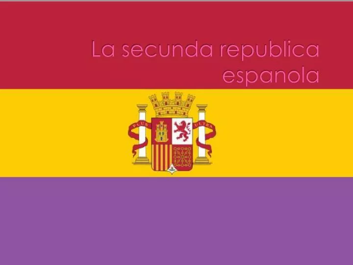 la secunda republica espanola