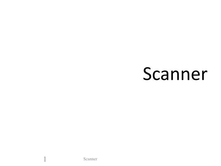 scanner