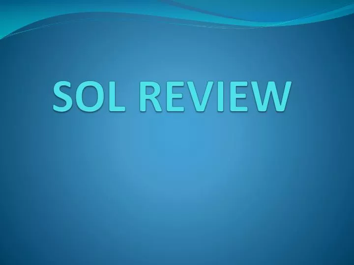 sol review