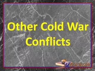 Other Cold War Conflicts