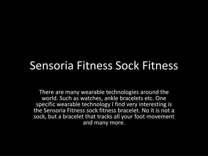 sensoria fitness sock fitness