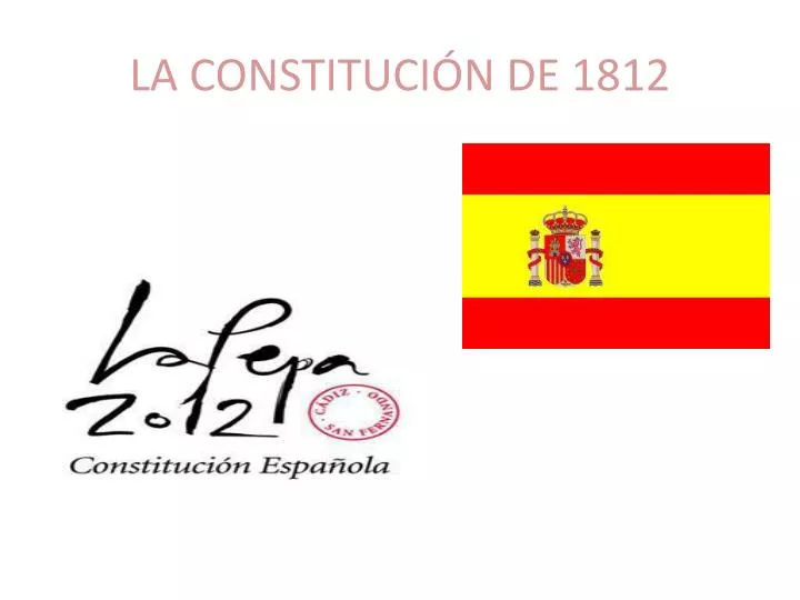 la constituci n de 1812