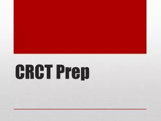 CRCT Prep