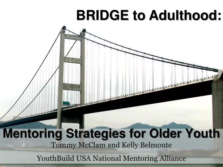 mentoring strategies for older youth