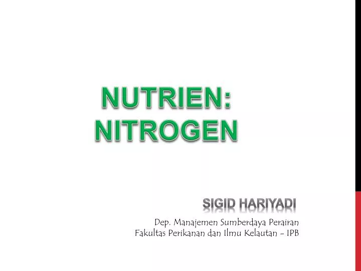 nutrien nitrogen
