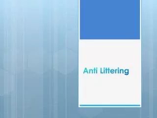 Anti Littering