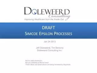 DRAFT Simcoe Epsilon Processes