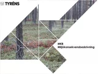 MKB Miljökonsekvensbeskrivning