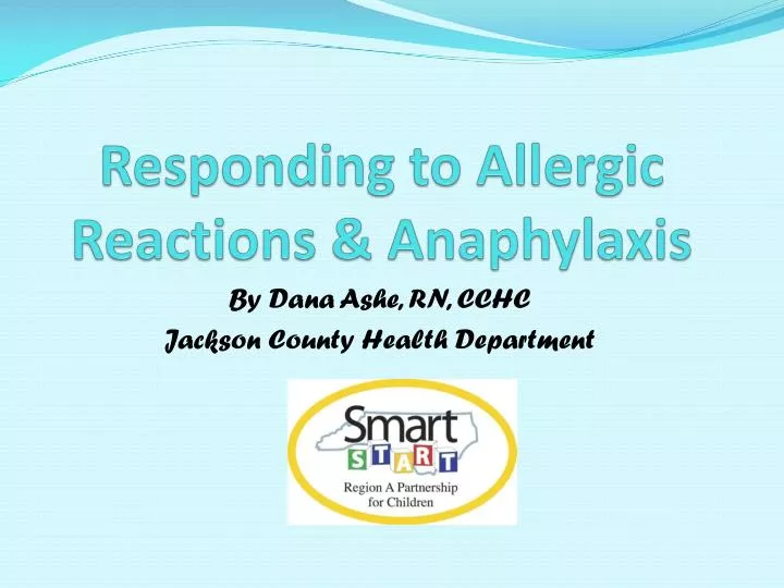 responding to allergic reactions anaphylaxis