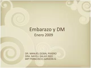 embarazo y dm