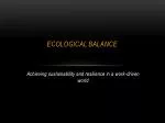 Ecological balance - slide 1