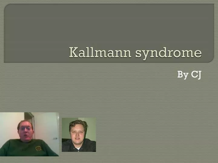 kallmann syndrome