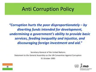 Anti Corruption Policy