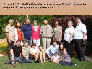 The Hood Family Reunion