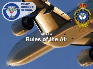 Air Law Rules of the Air