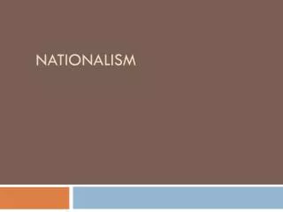 Nationalism