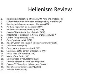 Hellenism Review