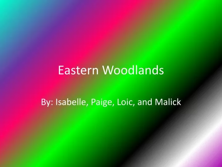 eastern woodlands