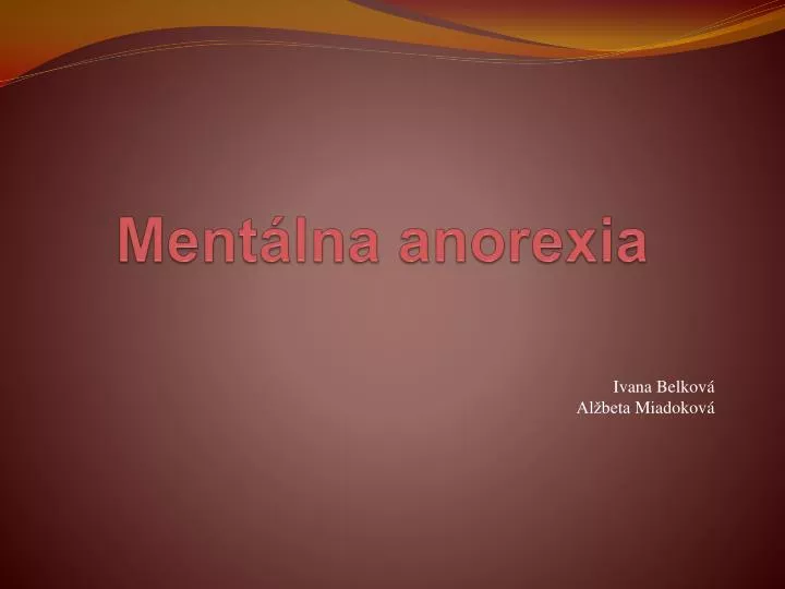 ment lna anorexia
