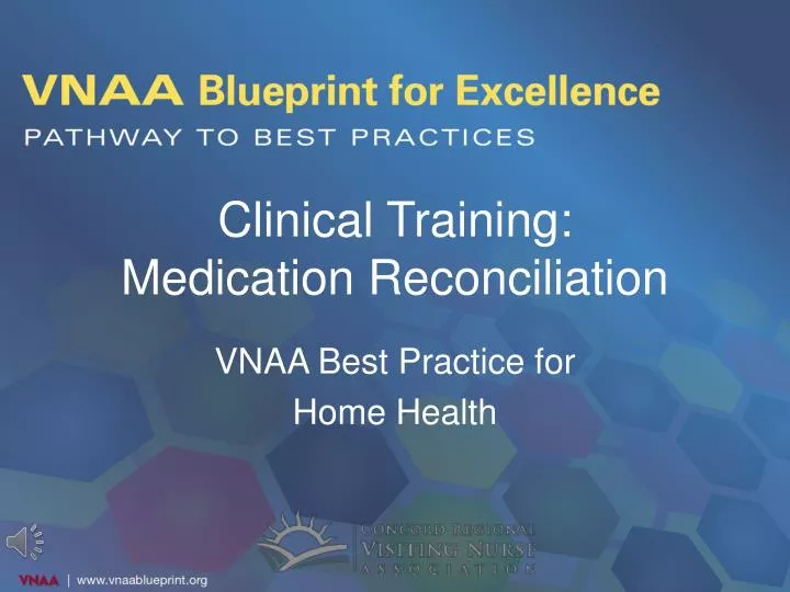 clinical training medication reconciliation
