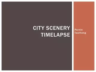 City Scenery Timelapse