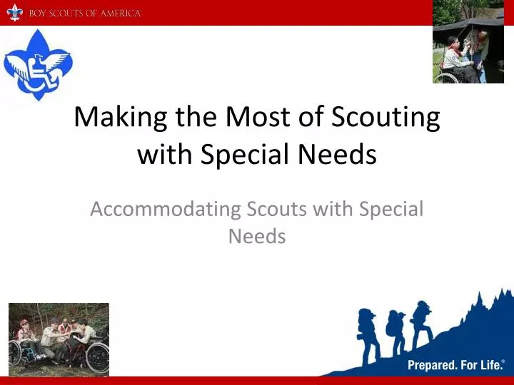 making the most of scouting with special needs