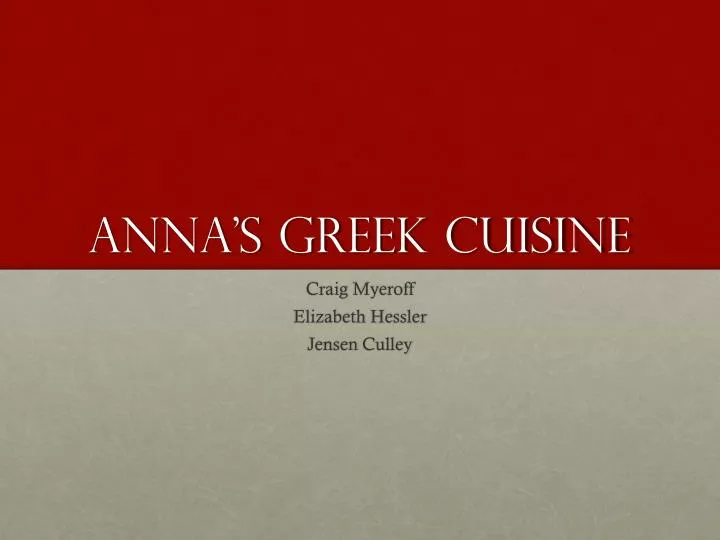 anna s greek cuisine