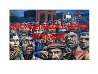 uguaglianza e lotta di classe