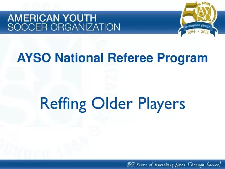 reffing older players